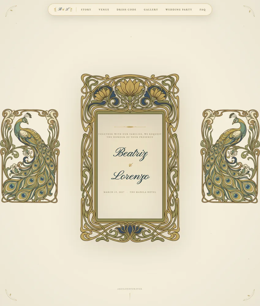 Belle Époque theme hero